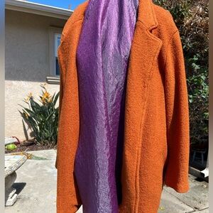 Rachel Zoe Orange Swing Coat 🎃🧡